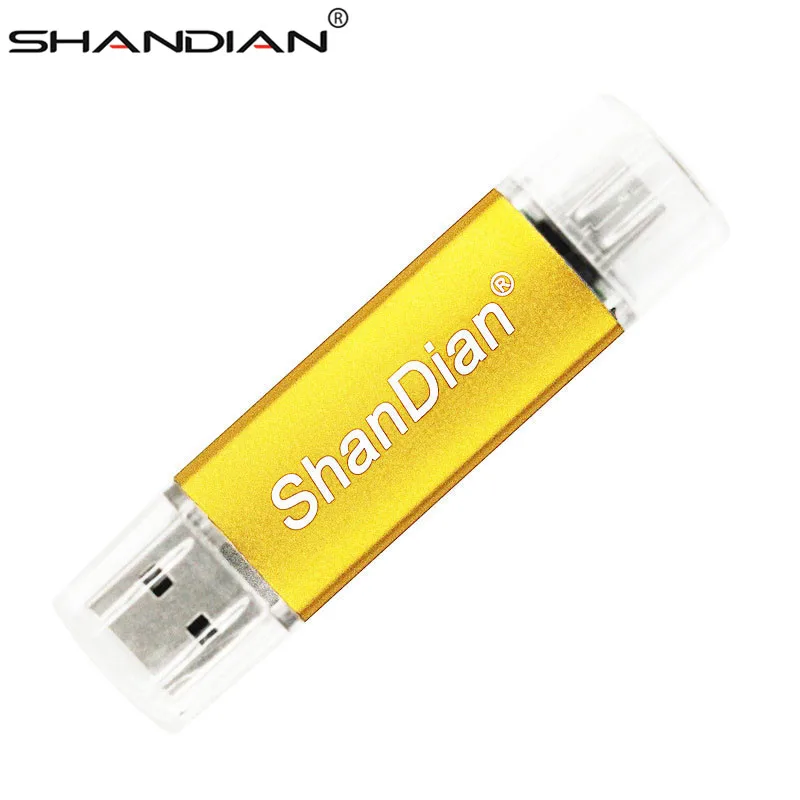 SHANDIAN двойное использование Android OTG USB флэш накопитель Pen Drive 4 ГБ 8 16 32 2 0 Флешка флеш