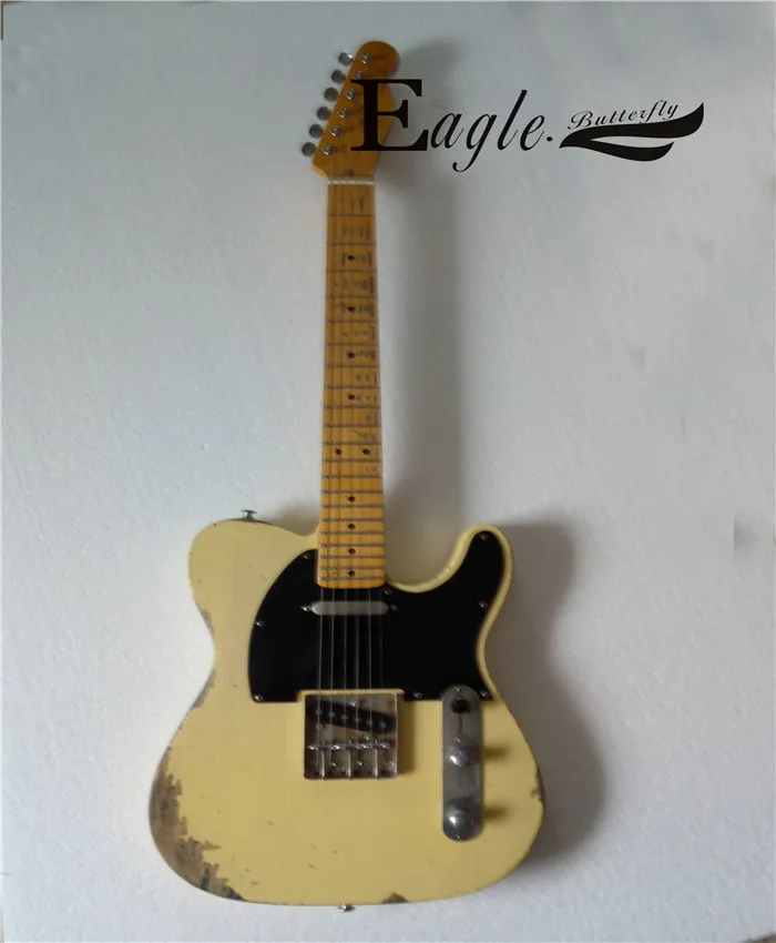

Eagle. Butterfly, electric guitar, bass custom shop, metal rock 22 product TELE yellow hand made custom electric guitar in stock