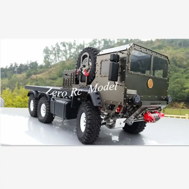 Новое поступление! Цельнометаллический Военный грузовик 6*6 моделирование 1/10 Scaled