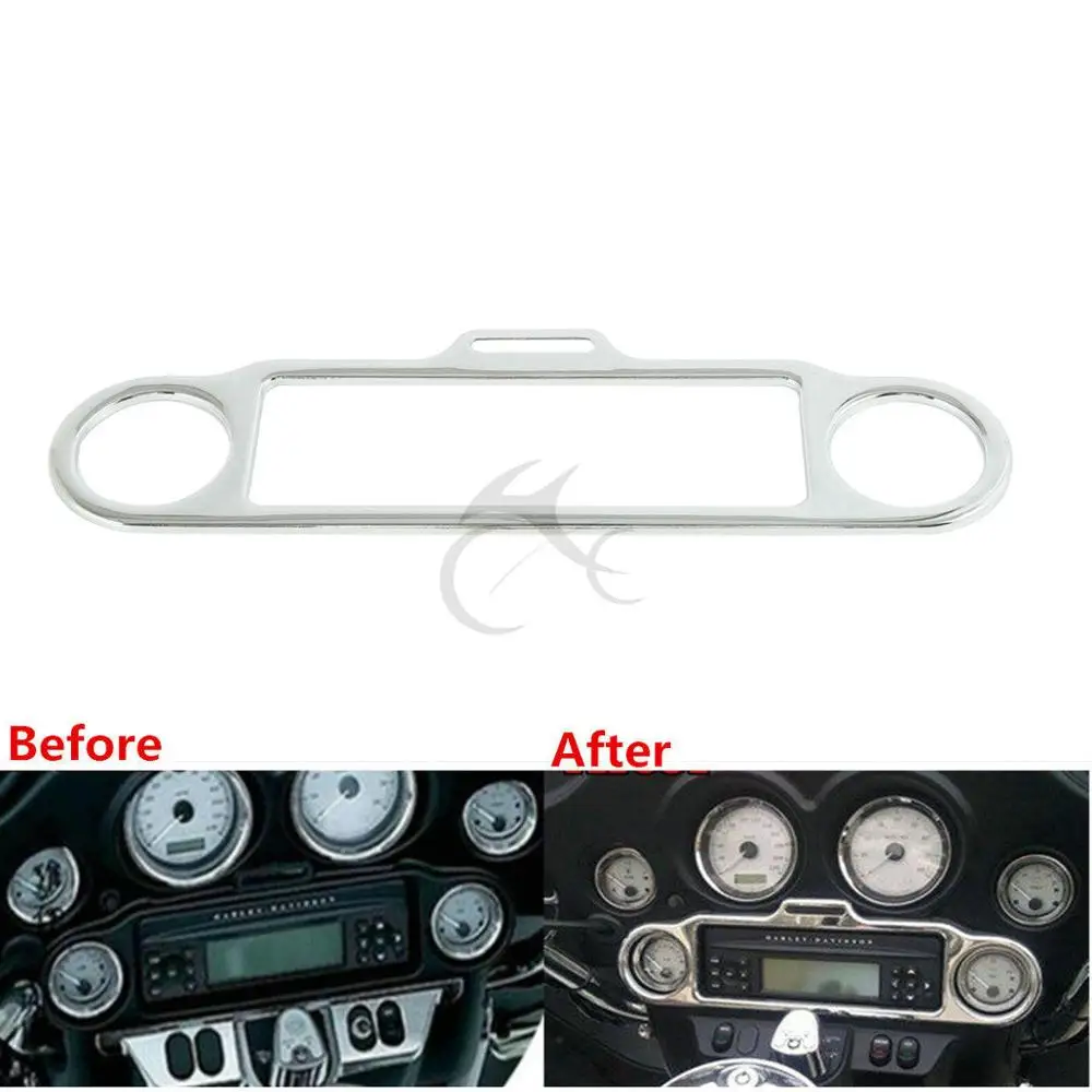 

Чехол для мотоцикла с хромированной отделкой и кольцом для Harley Ultra Classic Touring Street Glide Road скользящий Electra Glide 1996-2013