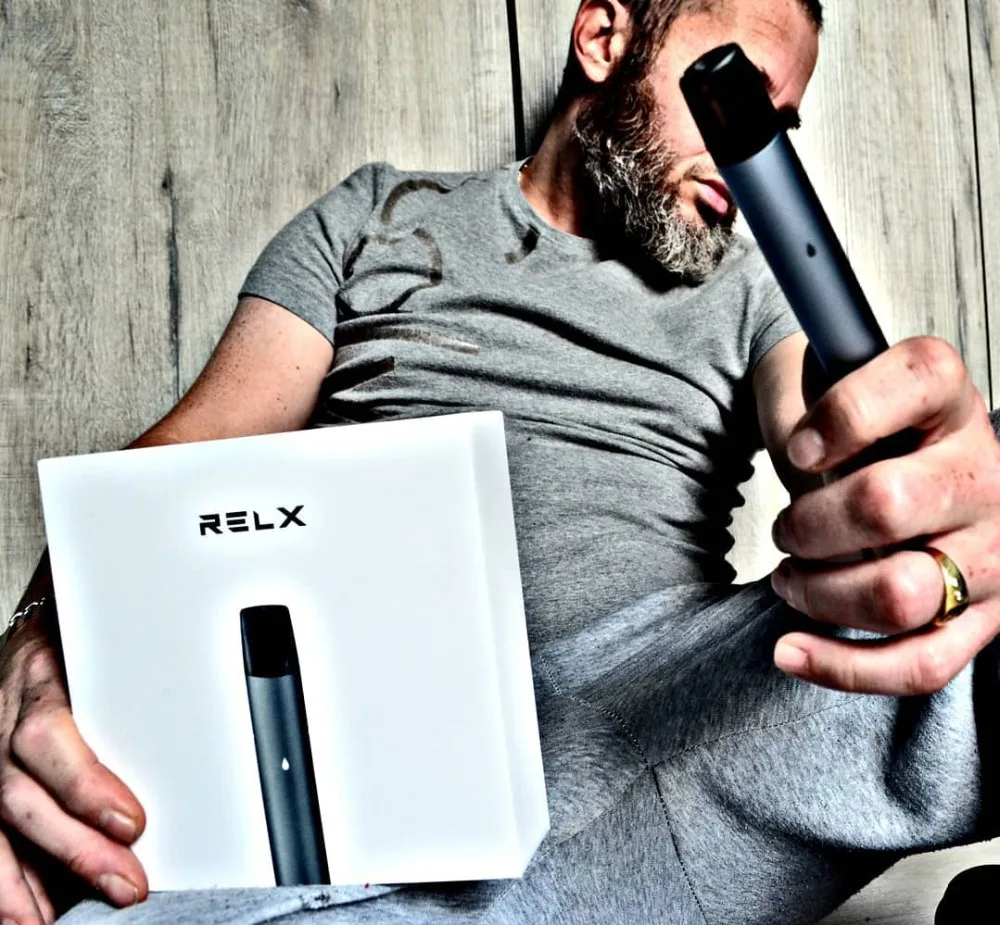 Relx Vape ручка стартер наборы Розовый Портативный 350 мАч Quick Charge сборка-в батарея