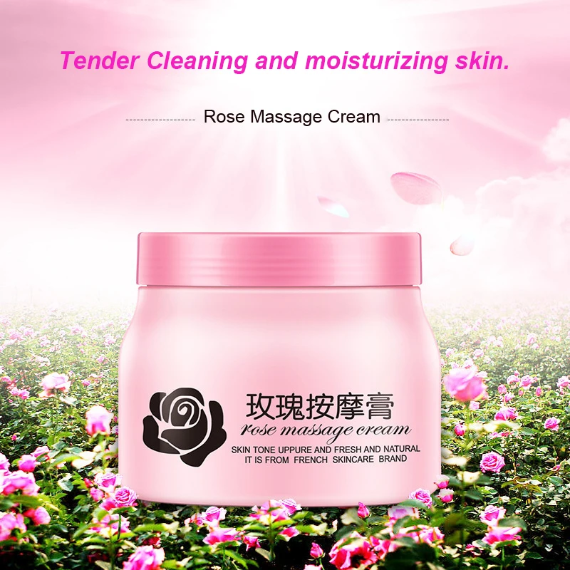Face Massage Cream Rose Nourishing Facial Skin Moisturizing Hydrating Oil Control Brightening 500ml | Красота и здоровье