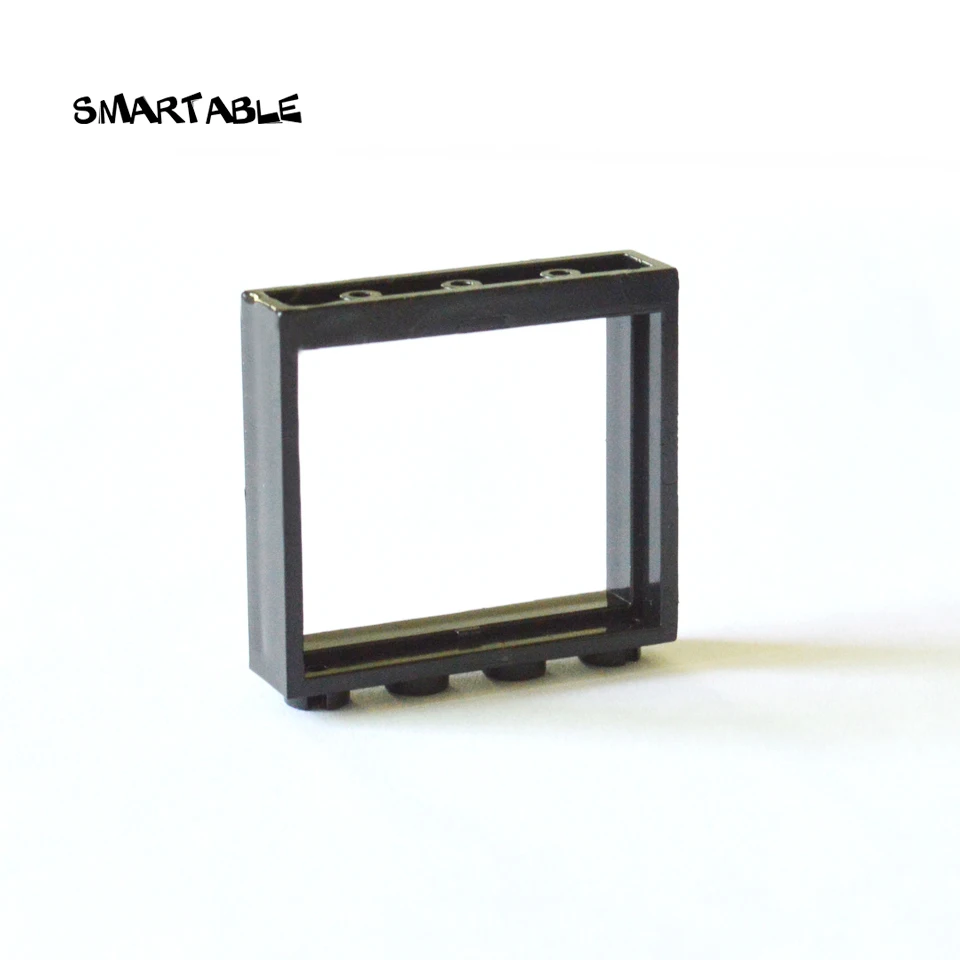 Умная оконная рама 1x4x3 строительные блоки MOC части DIY Дом кирпичные игрушки Совместимые все брендовые 60594/4530589 игрушки 20 шт./лот