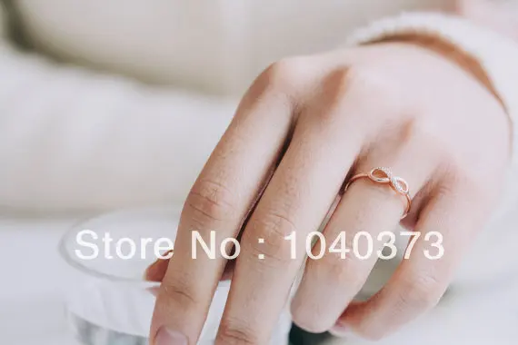 Модное кольцо на головщину из розового золота и серебра | Украшения аксессуары