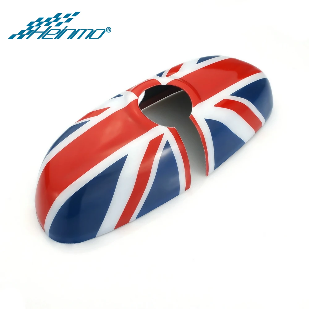 Red Union Jack Для MINI Cooper F56 F55 жесткая крыша хэтчбек стайлинга автомобилей интерьера зеркало заднего вида Наклейка на зеркало заднего вида для мини F56 F55 аксессуары - Название цвета: Red Union Jack