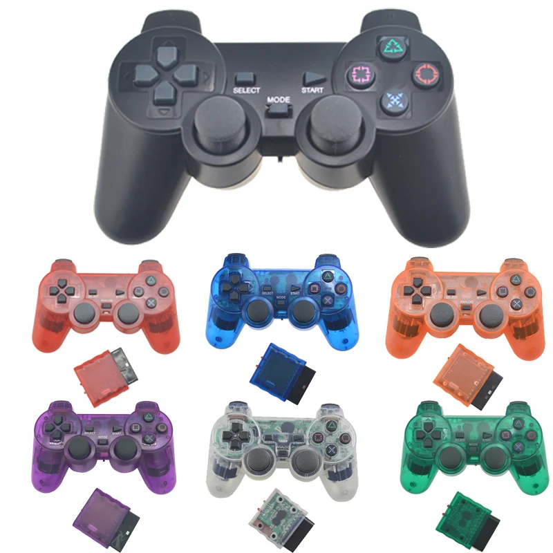 Беспроводной игровой контроллер для ПК геймпад PS2 Playstation 2 беспроводной джойстик