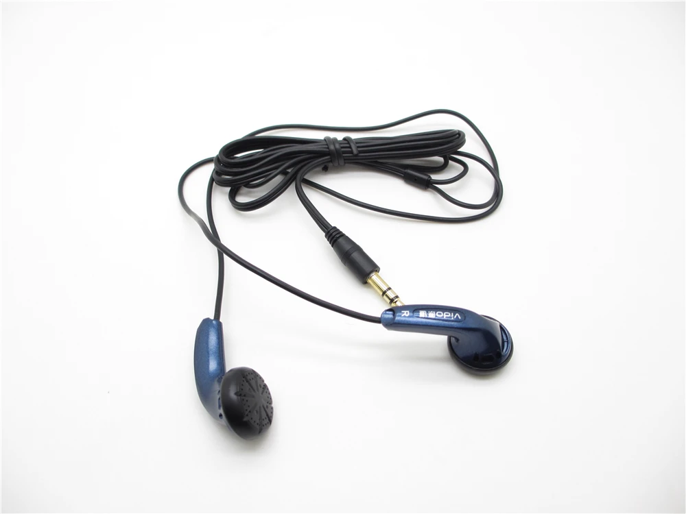 Vido Earbud In Ear наушник динамическая плоская головка штекер гарнитура бас HIFI бас|headset