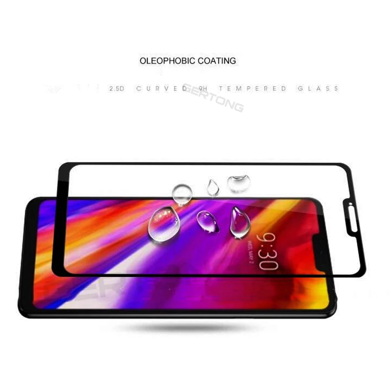 Полноэкранное Защитное стекло для LG V30 Plus V40 V20 V50 K40 G6 G7 G8 закаленное