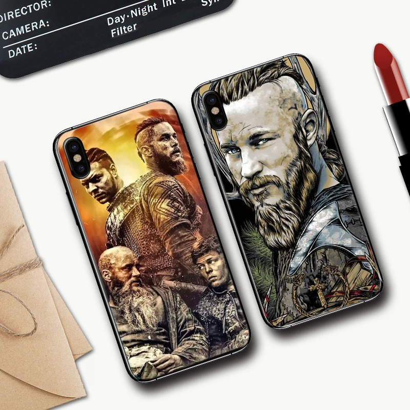 Силиконовый чехол Vikings Serie 4 для iPhone 5 5S 6 6S Plus 7 8 11 Pro X XS Max XR|Бамперы| |
