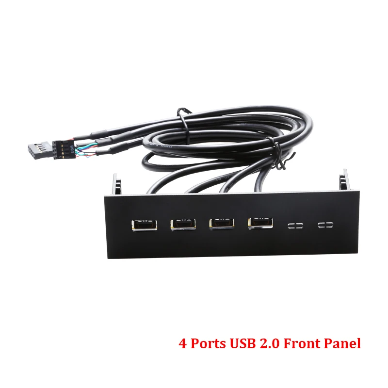 En-Labs PC 5 25 USB 3 0 2 разветвитель передней панели порта 3-20pin 2-9pin адаптер-черный пластик