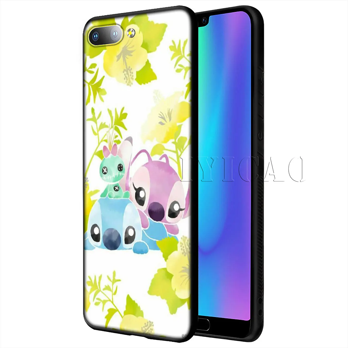 IYICAO Мягкий силиконовый чехол для телефона с рисунком Лило Стич Huawei Y9 Y7 Y6 Prime 2019 Honor