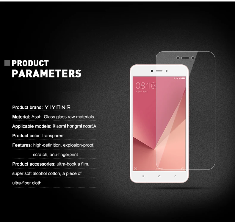 25 шт./лот YIYONG 2.5D HD Стекло для Xiaomi Redmi Note 5 5A 6 Pro закаленное стекло Защита экрана Xiomi Redmi Note 3 4 4X 5A Prime