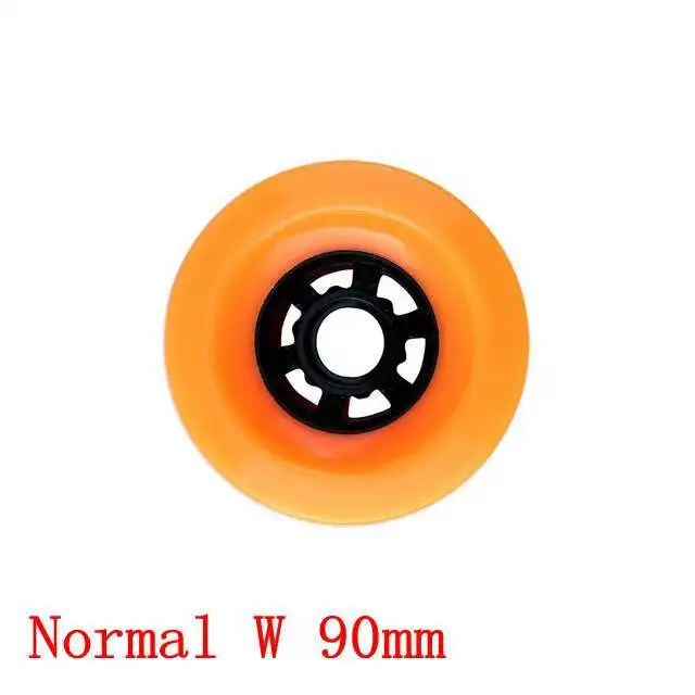 Normal W 90 1 шт. 90 мм Pu колеса с зубчатой передачей е-скейтборд колеса Longboard колеса SHR83A твердость 90X52 высокий отскок для Patineta Electronica - Цвет: Normal W 90