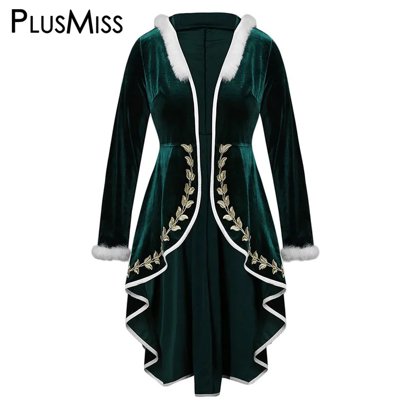 PlusMiss размера плюс 5XL L с искусственным мехом пальто капюшоном в стиле пэчворк