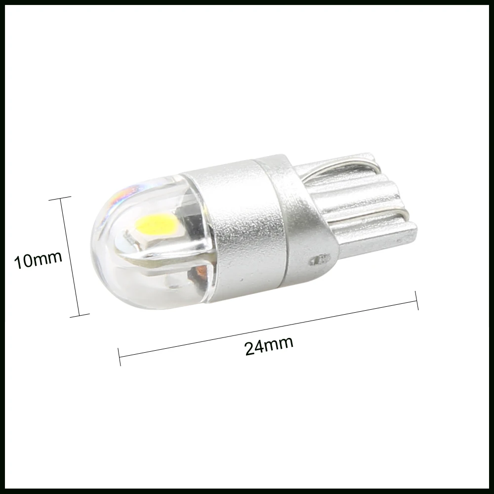 T10 W5W светодиодный автомобильный светильник SMD 3030 габаритный фонарь WY5W 192 501 задний