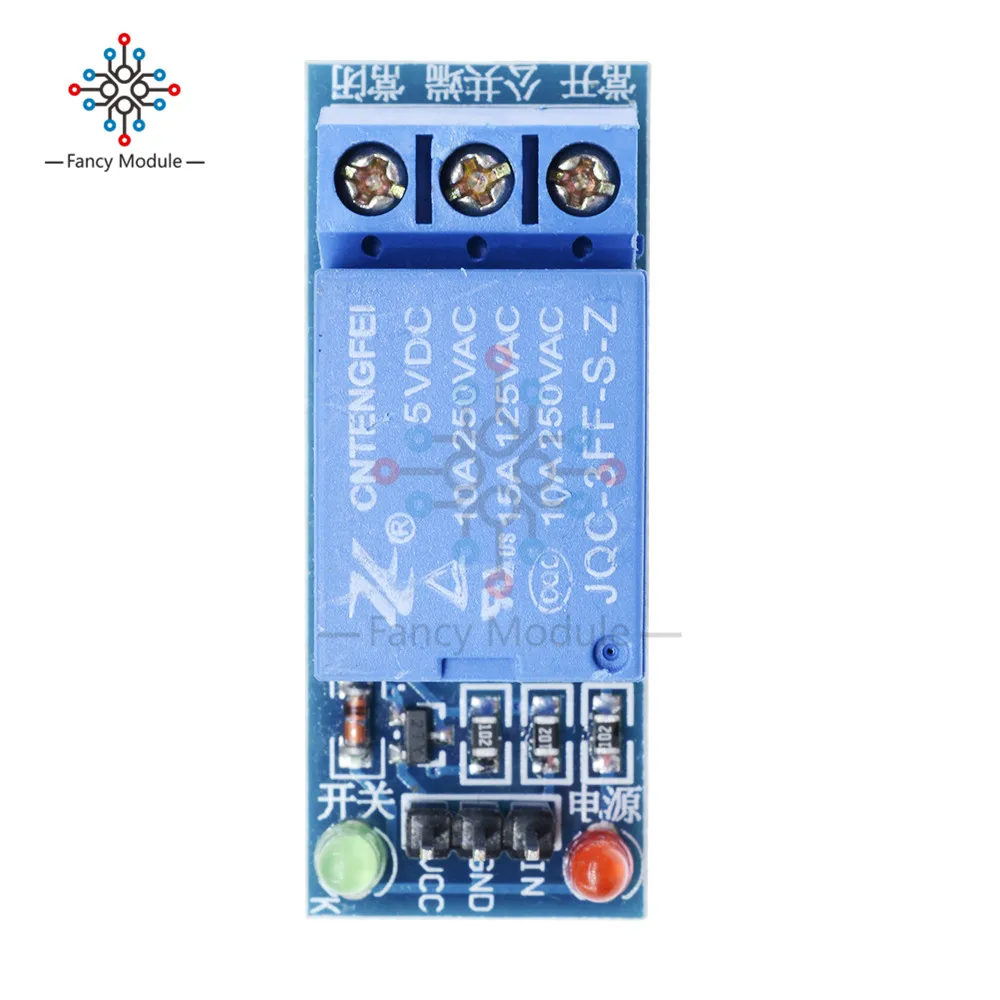 Низкоуровневый триггер 5 В 1 канальный релейный модуль интерфейсная плата Щит