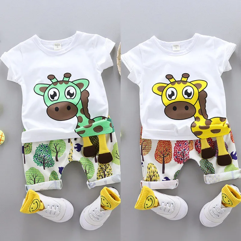 Высокое качество летняя детская повседневная футболка с короткими рукавами и