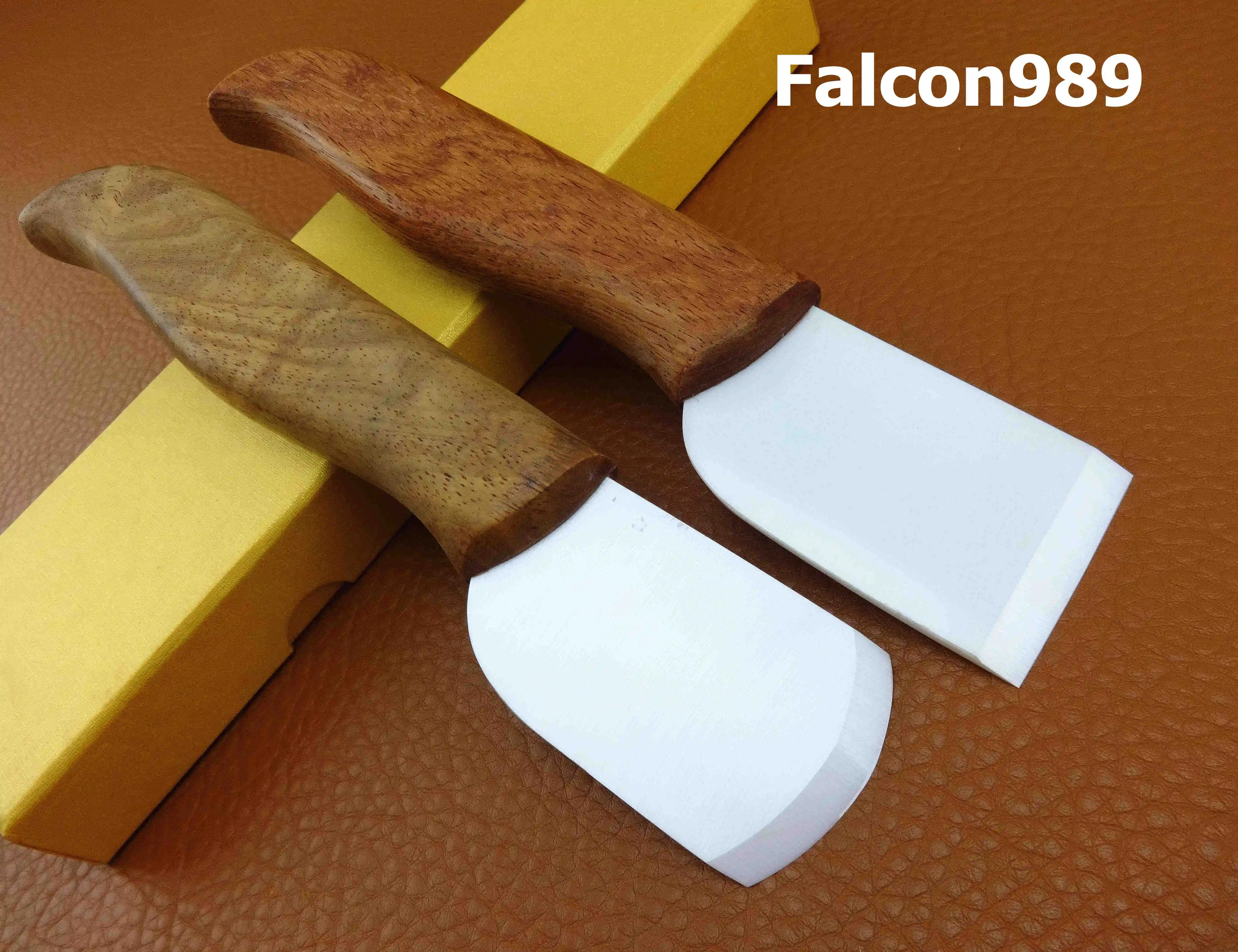 2pcs Leather Craft Nano Ceramic Blade Knife Cutter Skiving Tool - Sewing Stitching Carving Stamping Polisher Button Punch Chisel | Дом и сад