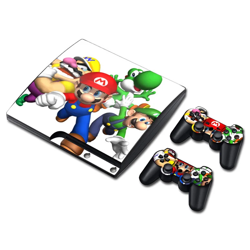 TN-PS3SLIM-0659 Высокое качество OEM для Игровые приставки 3 для PS3 тонкая консоль наклейка кожного покрова для видеоигр - Цвет: TN-PS3SLIM-0659