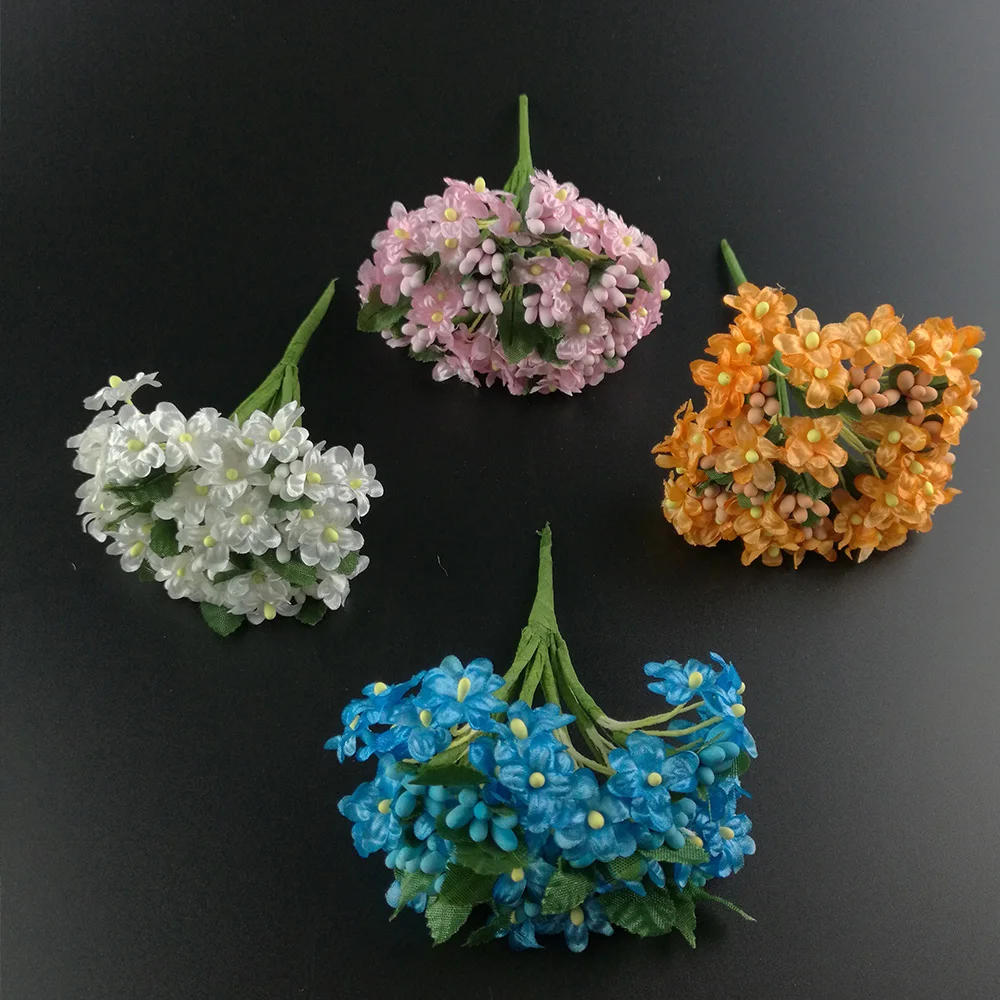 144 шт. детский искусственный цветок из пены|fake flowers|baby breathflower bouquet |