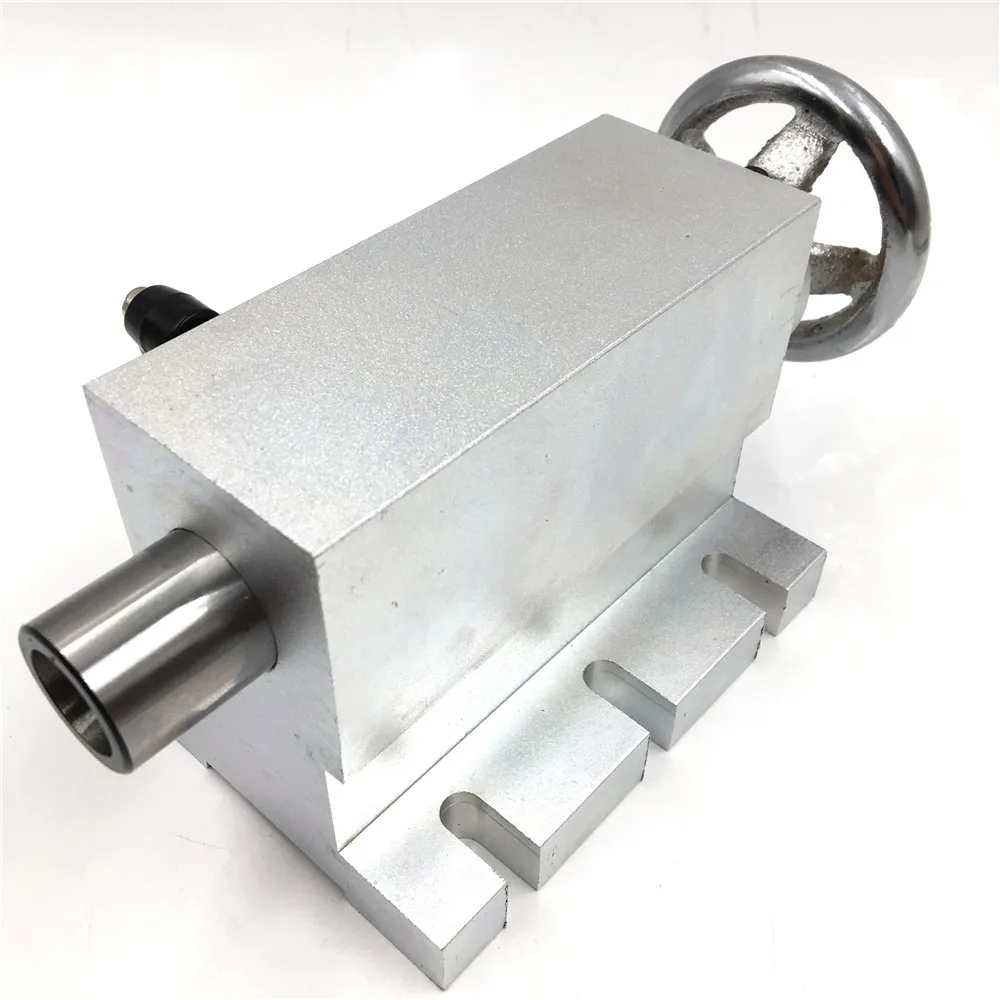 65 мм хвостовик MT2 Morse taper NO.2 CNC роторная Ось А 4 я ось заднего хода для токарного