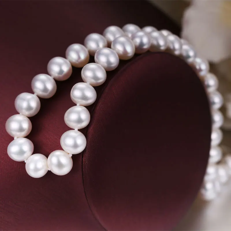 Колье DAIMI Классическое колье из 100% натурального пресноводного жемчуга. Красивая