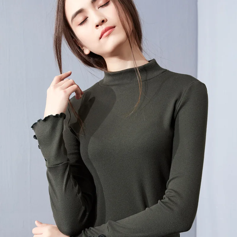 Европейский стиль Новинка В стиле 2018 Весна Женская мода Slim с высоким плотно