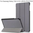 Чехол для Samsung Galaxy Tab A 10,1 2019, Складывающийся втрое Чехол-книжка с подставкой, Магнитный чехол для планшета 10,1 дюйма, защитный чехол для планшета T510 T515
