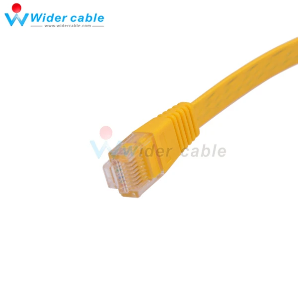 Желтый ПВХ 1 5 мм толщина 30AWG плоский CAT5E Ethernet Lan кабель м Cat 5e Прямая поставка|lan cable