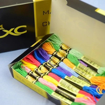 

Oneroom, разноцветные DMC3849-ECRU, 10 шт./лот, длина 8 м, нитки для вышивки крестиком, хлопковые мотки для шитья, наборы нитей для вышивания