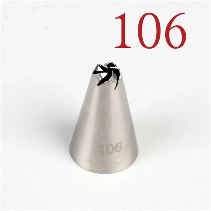 106 # Нержавеющая сталь Висячие серьги цветок Советы Насадка для декорирования