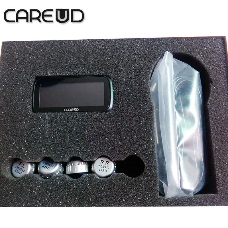 ЖК TPMS 4 внешних датчиков контроля давления в шинах системы измерение PSI/БАР