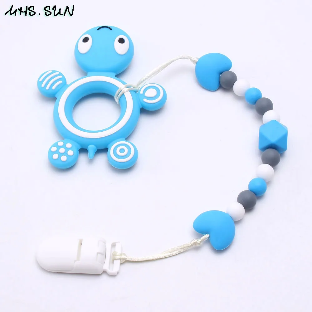 MHS. Солнцезащитная детская соска зажимы мультфильмы черепаха жевательные