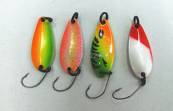 2 г приманка с одним крючком ложка для ловли со льдом металлическая пресной воды