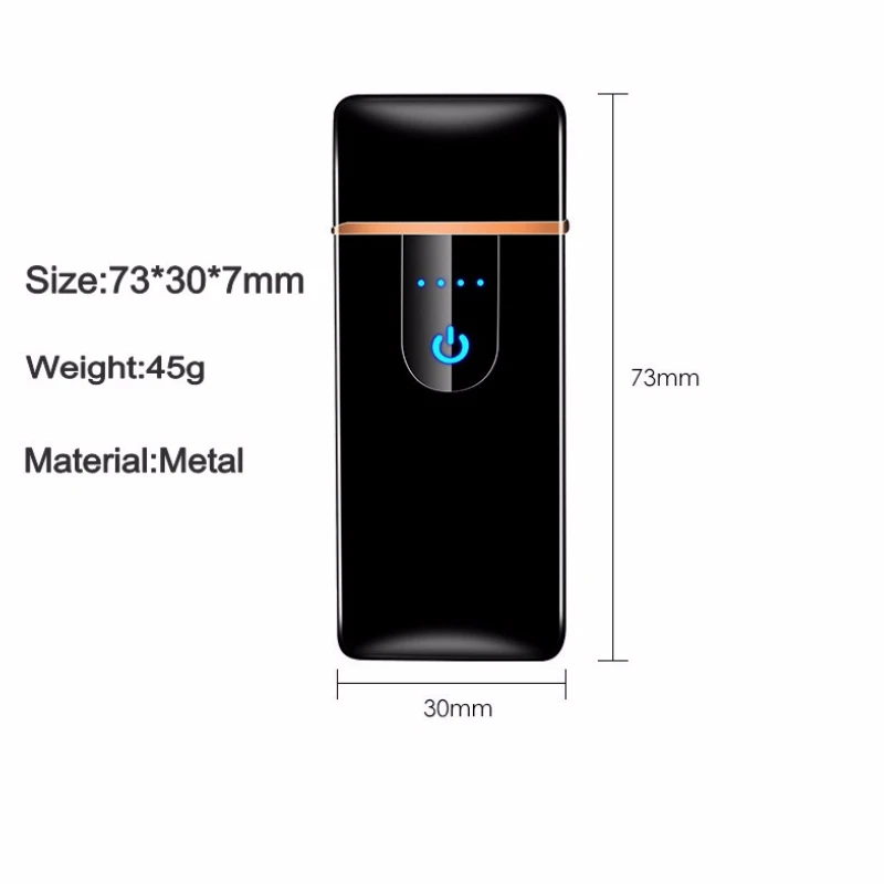 Новые USB перезаряжаемые электрические зажигалки электоник прикуриватель
