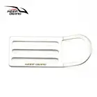 316 нержавеющая сталь изгиб D Кольцо Кнопка Дайвинг боковой ремень подвесной ремень кольцо Пряжка для ленты 5,5 см