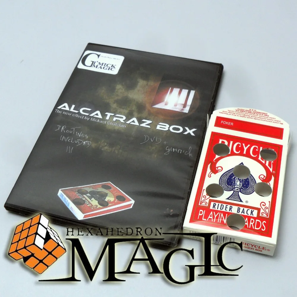 Коробка Alcatraz с трюком Mickael Chatelain/Профессиональная открытка крупного плана для
