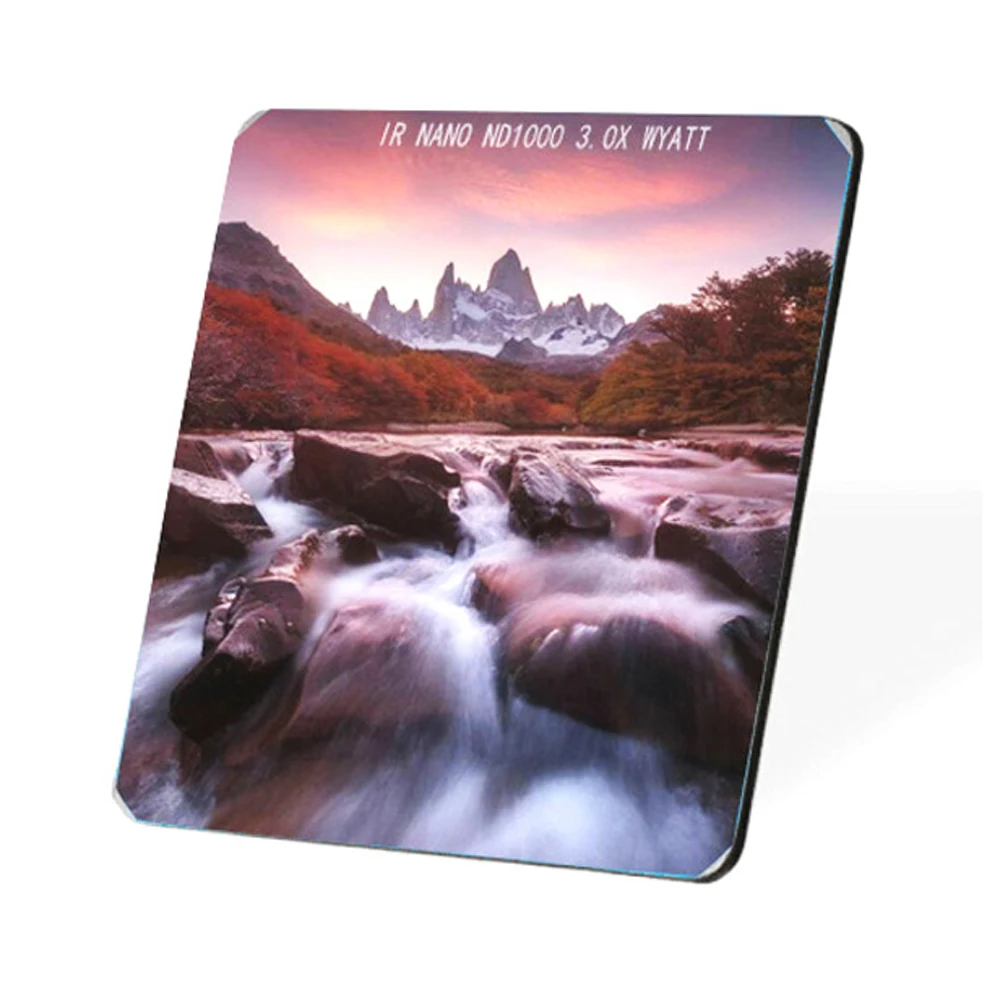 Фильтр WYATT прямоугольный из оптического стекла, 150x150 мм, с многослойным покрытием, нейтральная плотность, серый, ND3.0, 1,8, 0,9, ND1000, 64, 8, 10, 6, 3