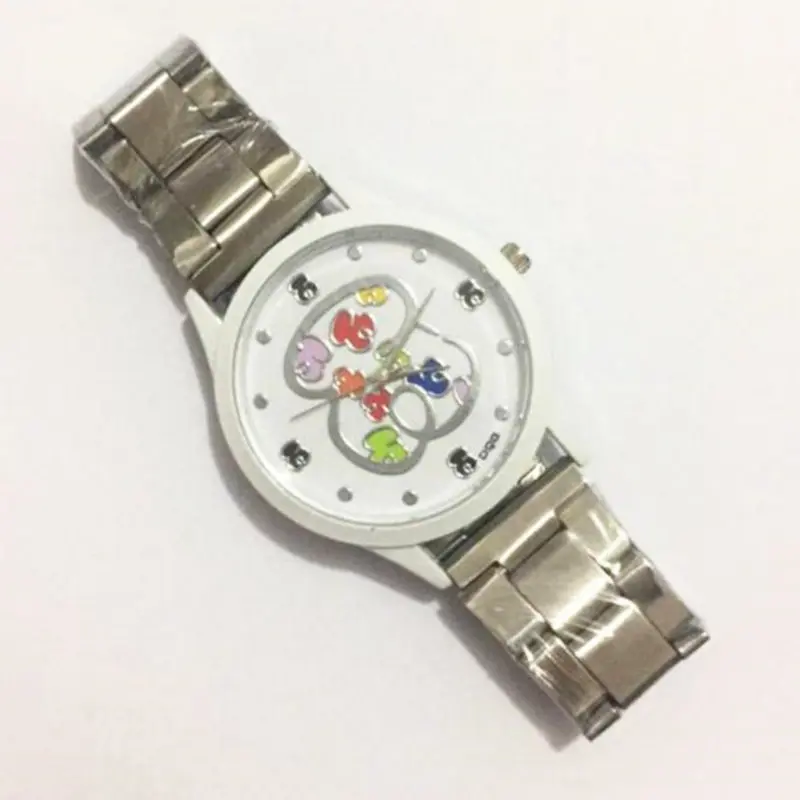 Relojes mujer брендовые роскошные женские часы с медведем Модные женские кварцевые часы из нержавеющей стали женские наручные часы relogio feminino