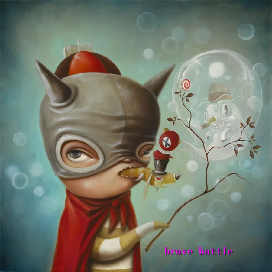 Mark Ryden детский необычный холст для живописи Тёмный мир гостиная спальня домашний