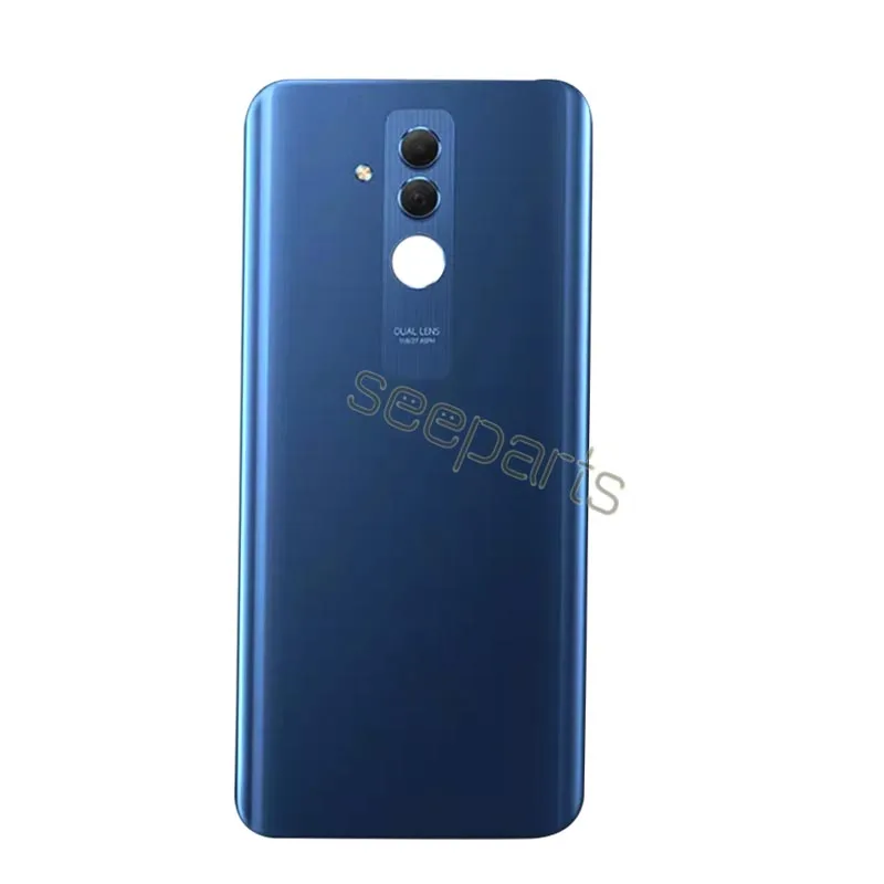 Для Huawei Mate 20 lite крышка батареи задняя дверь Корпус для Lite с камерой стеклянный