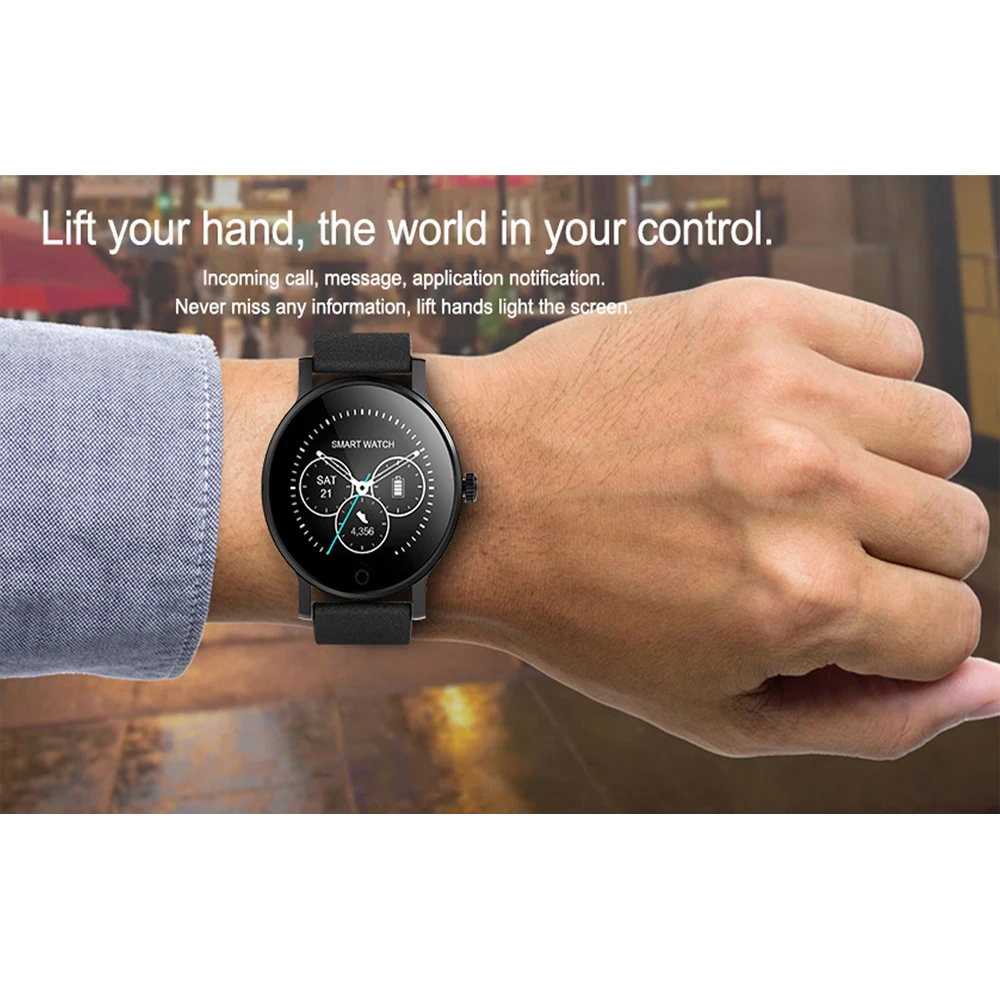 YINGTAI Смарт-часы Водонепроницаемый Фитнес трекер монитор сердечного ритма Smartwatch