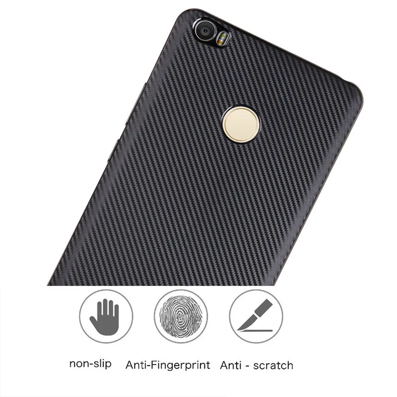 WolfRule Xiaomi Mi Max Case MiMax Cover Luxury Full Protection Carbon Fiber Brushed TPU For Phone Shell |