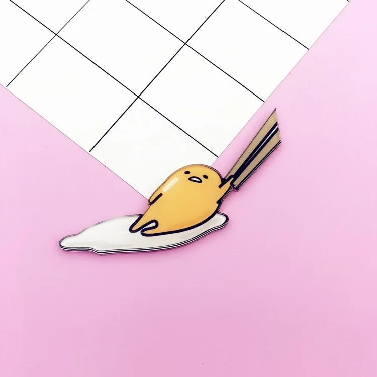 1 шт. мультфильм яйцо значок Kawaii Значки Harajuku акриловые булавки милый рюкзак