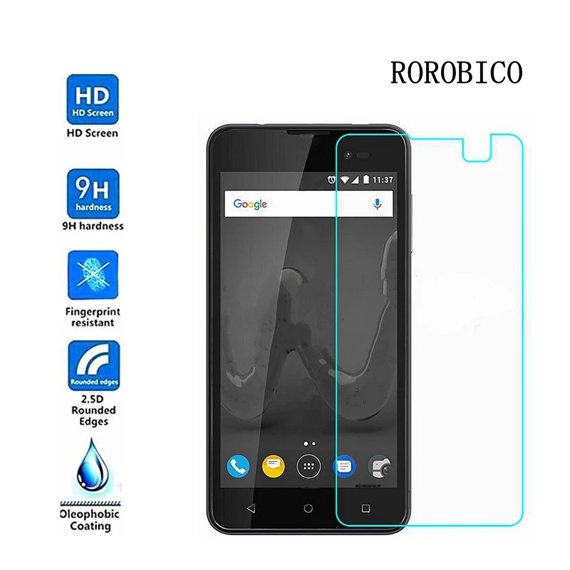 ROROBICO закаленное стекло для Wiko Ridge Fab Lenny 2 3 4 U Feel Lite Wim Sunny Plus 4G защита экрана 0 26 мм