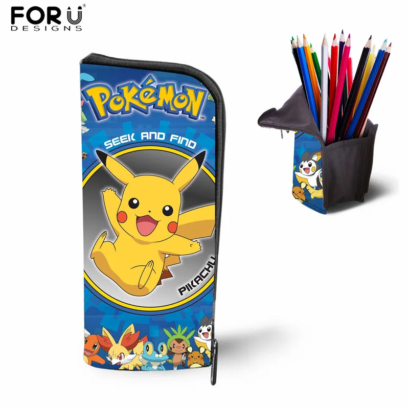 XM2709D FORUDESIGNS/аниме рюкзак Pokemon Карманный Пикачу школьная сумка для девочек и мальчиков рюкзак для переноски детей Детский Рюкзак основной Sudent Рюкзак Книга сумка - Цвет: XM2709D