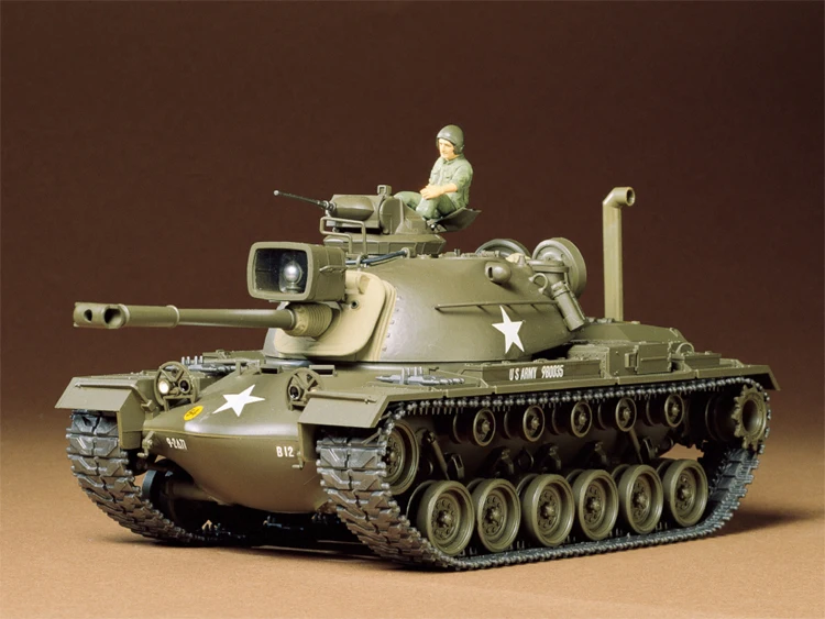 Масштаб 1:35 модель военного танка Tamiya американского M48A3 Patton набор для сборки хобби