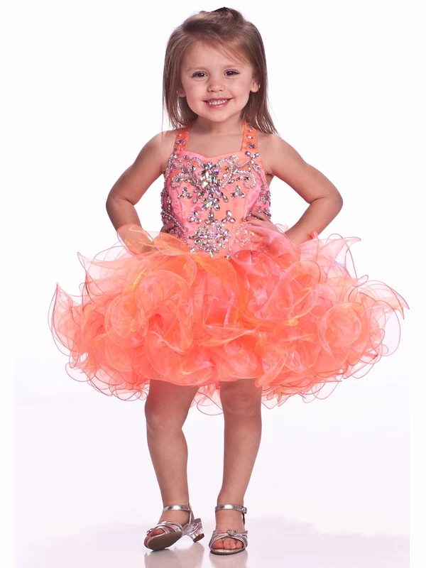 Уникальное Модное бальное платье платья с цветочным узором для девочек