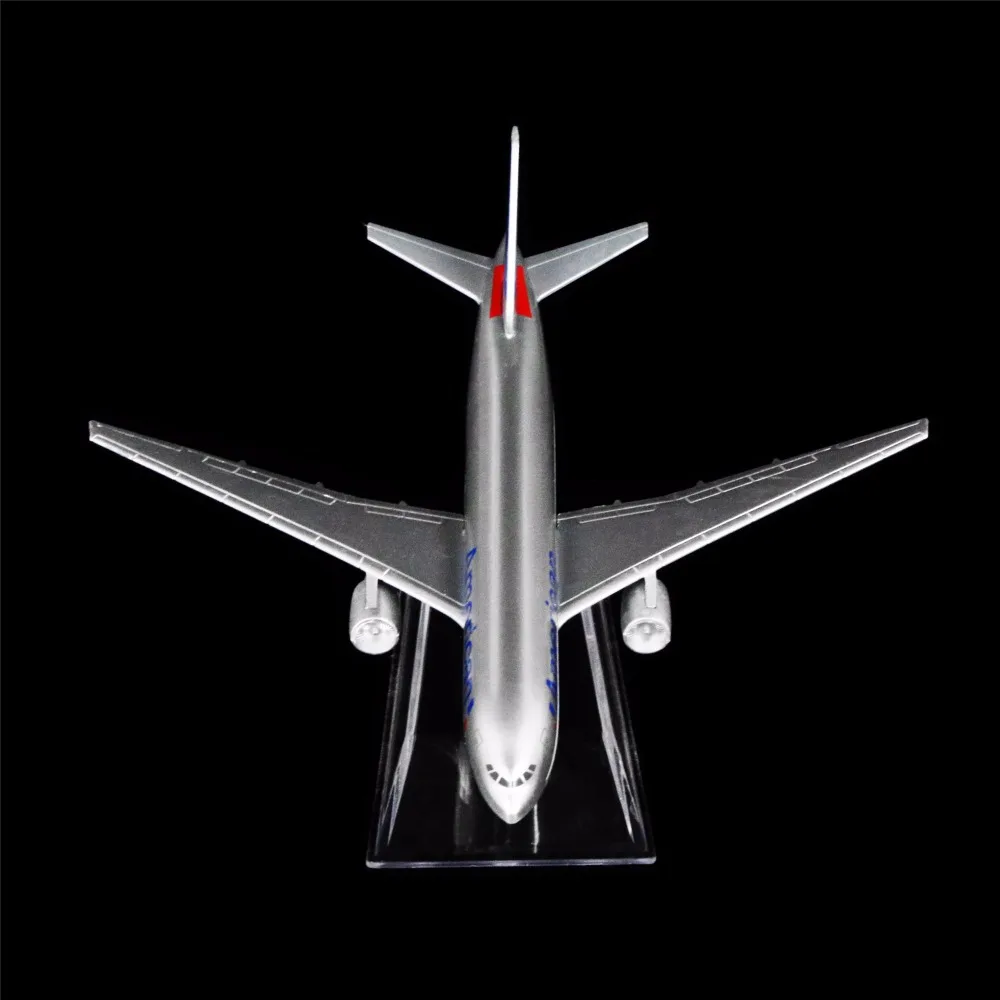1: 400 16 см Американская авиакомпания Boeing 777 металлическая модель самолета