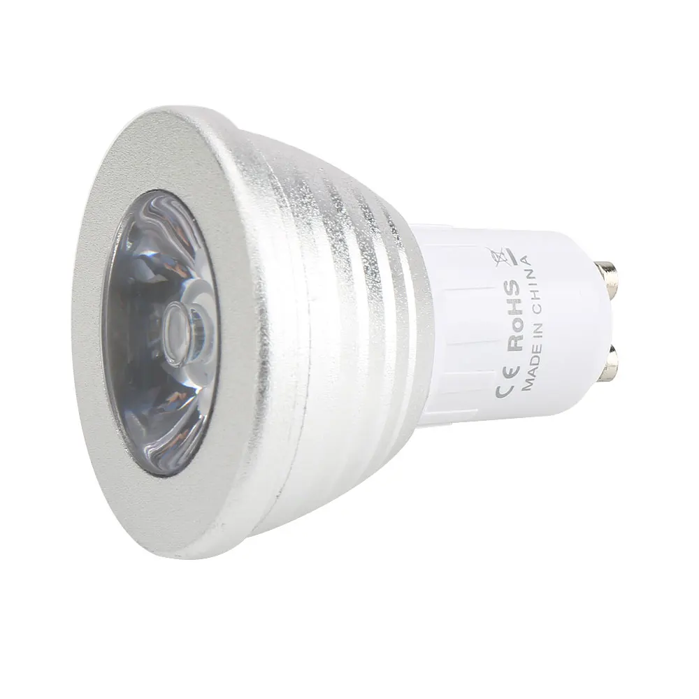 GU10 RGB светодиодный светильник 3 Вт пульт дистанционного управления для